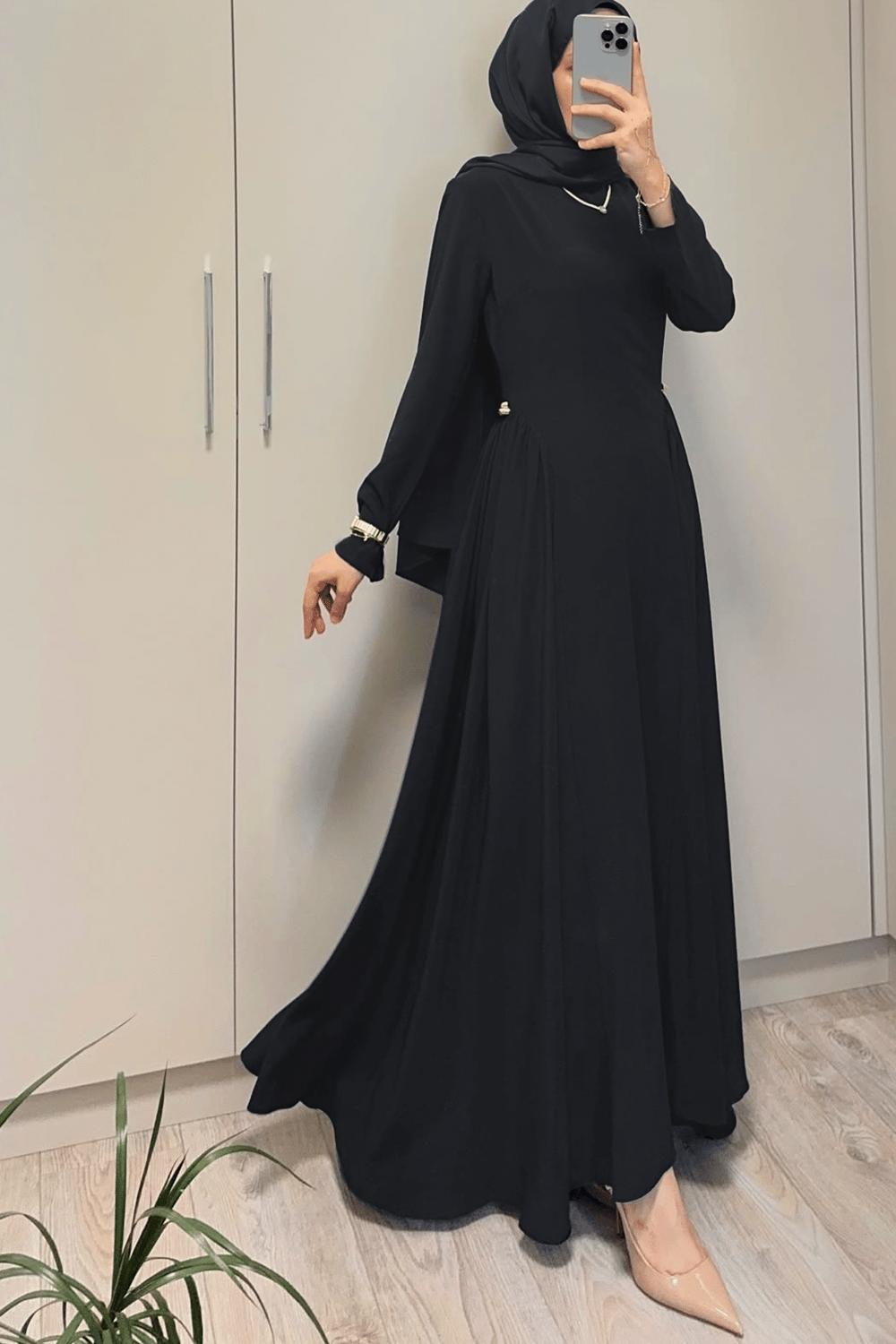 DİANA SİYAH ELBİSE