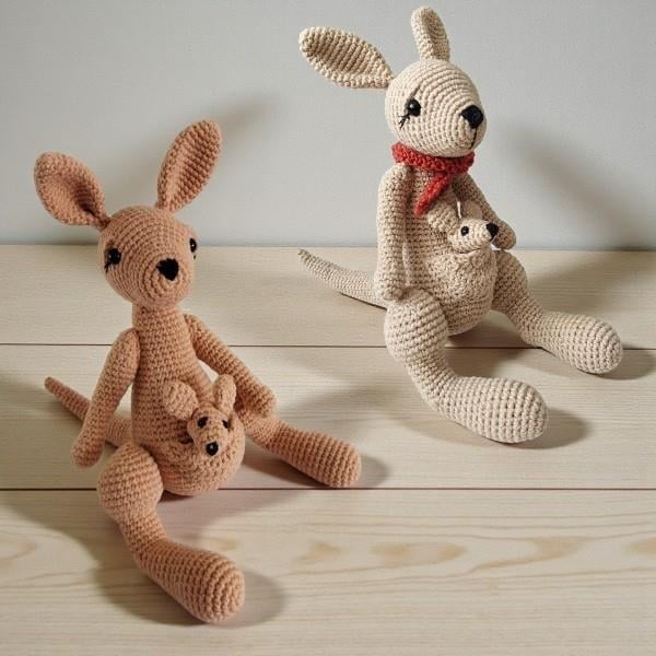 Amigurumi kanguru tarcın