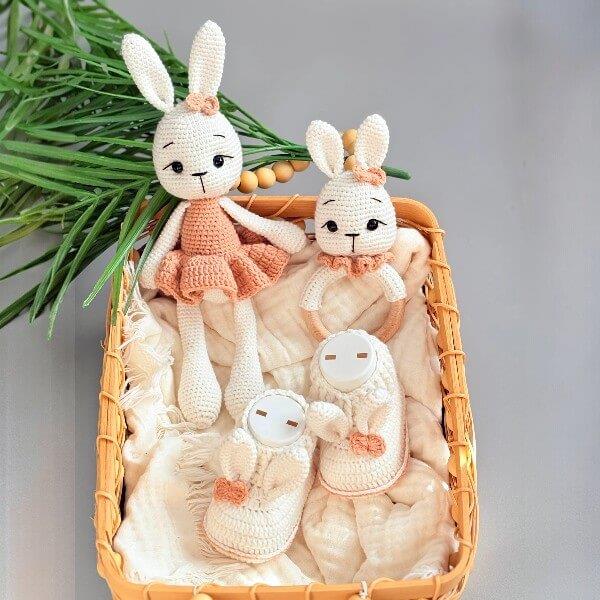 Amigurumi tavşan set 2 