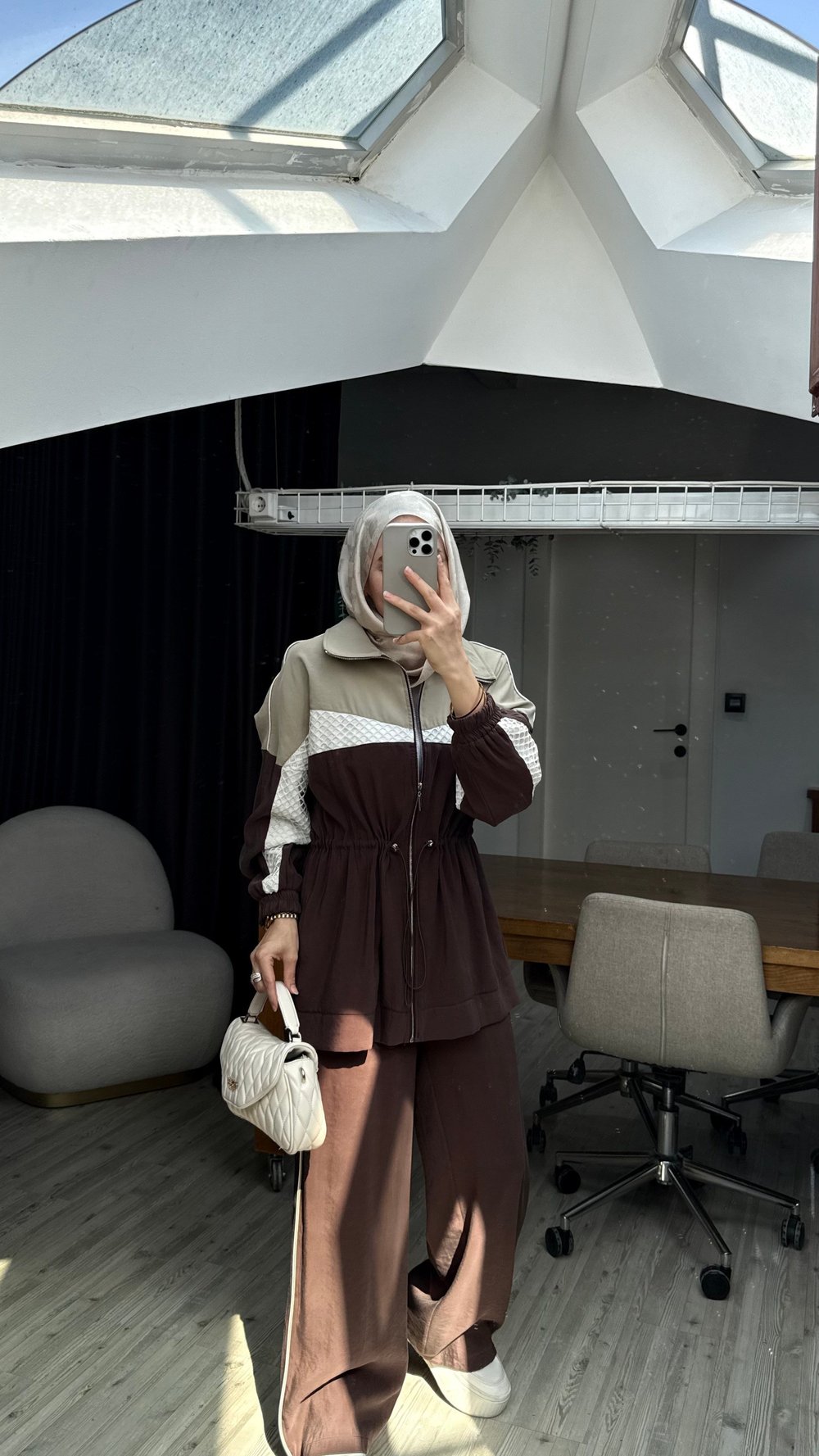 File Detaylı Spor Takım | Kahverengi