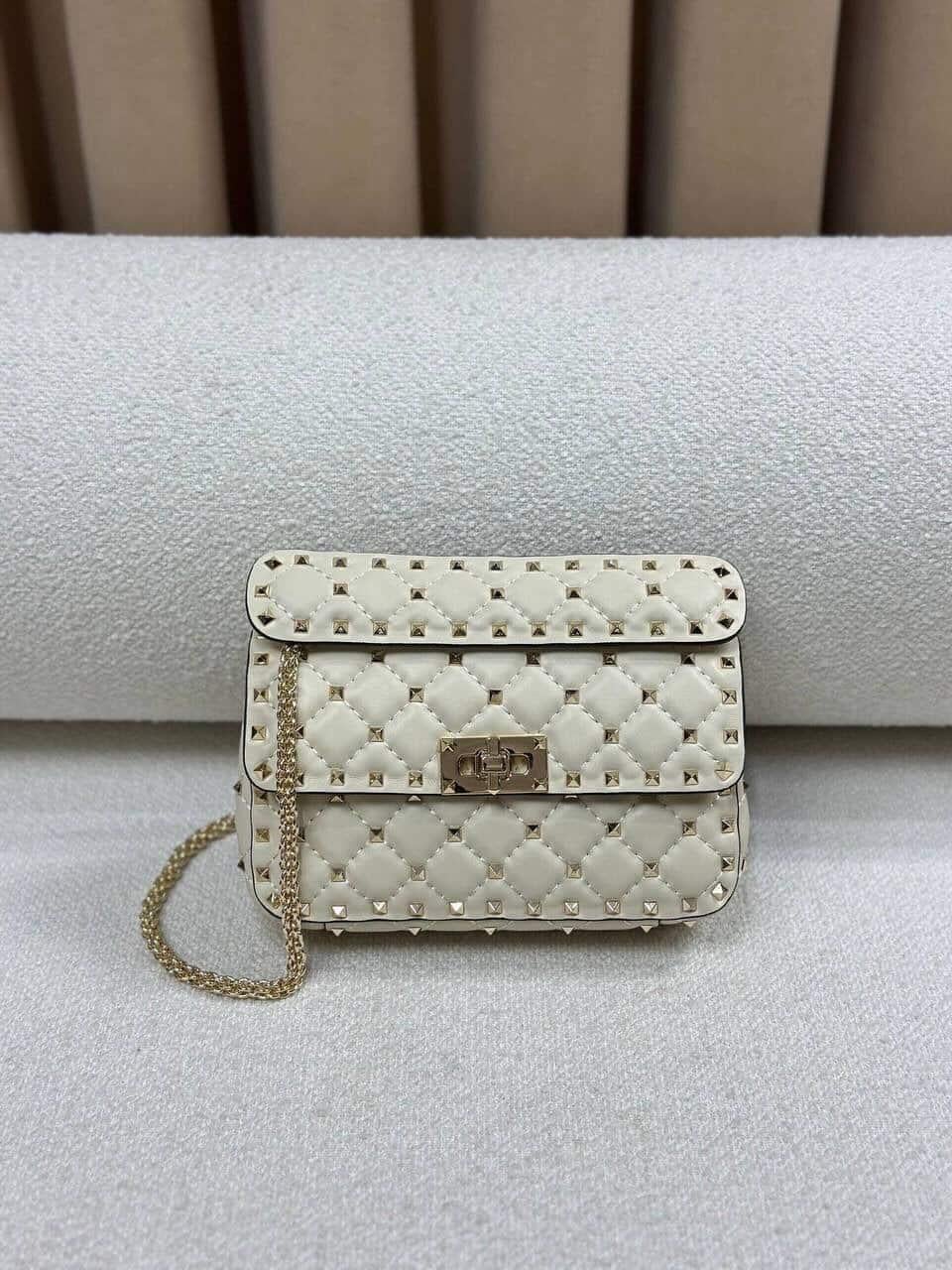 Premium İthal VALENTINO Bag-Krem