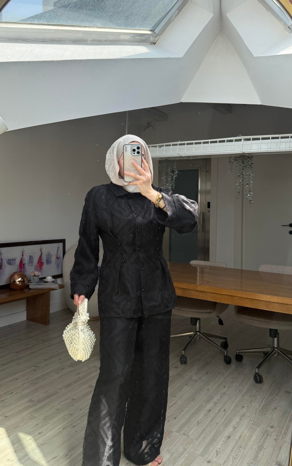 Princes Tasarım Takım-Siyah 