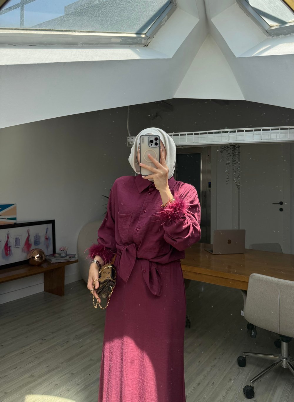 Samsa Etekli Takım- Bordo