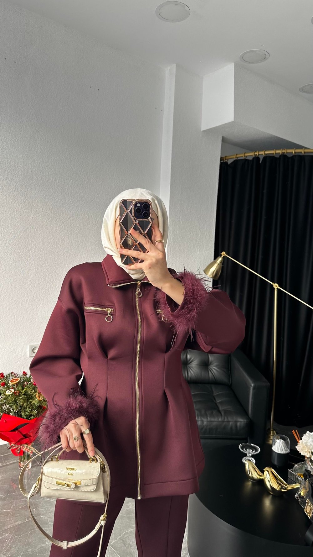 Tasarım Cindy Takım Bordo