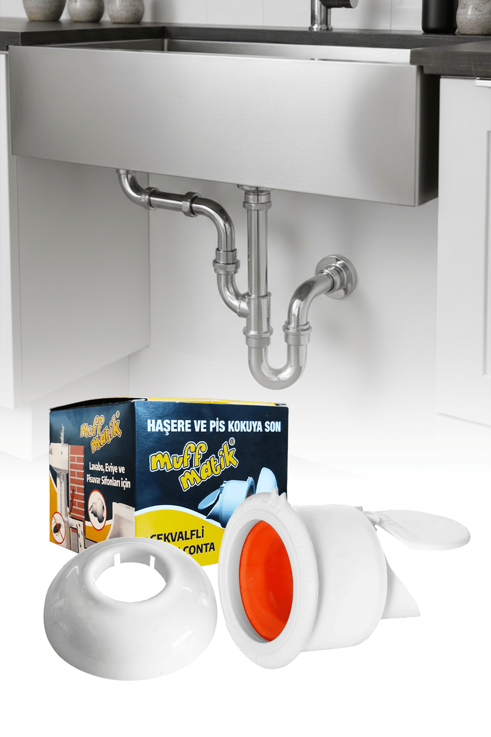 Banyo Aparat Koku Giderici ve Böcek Önleyici Gider Tıpası – Pratik Lavabo Su Sızdırmaz Esnek Silikon Kapak