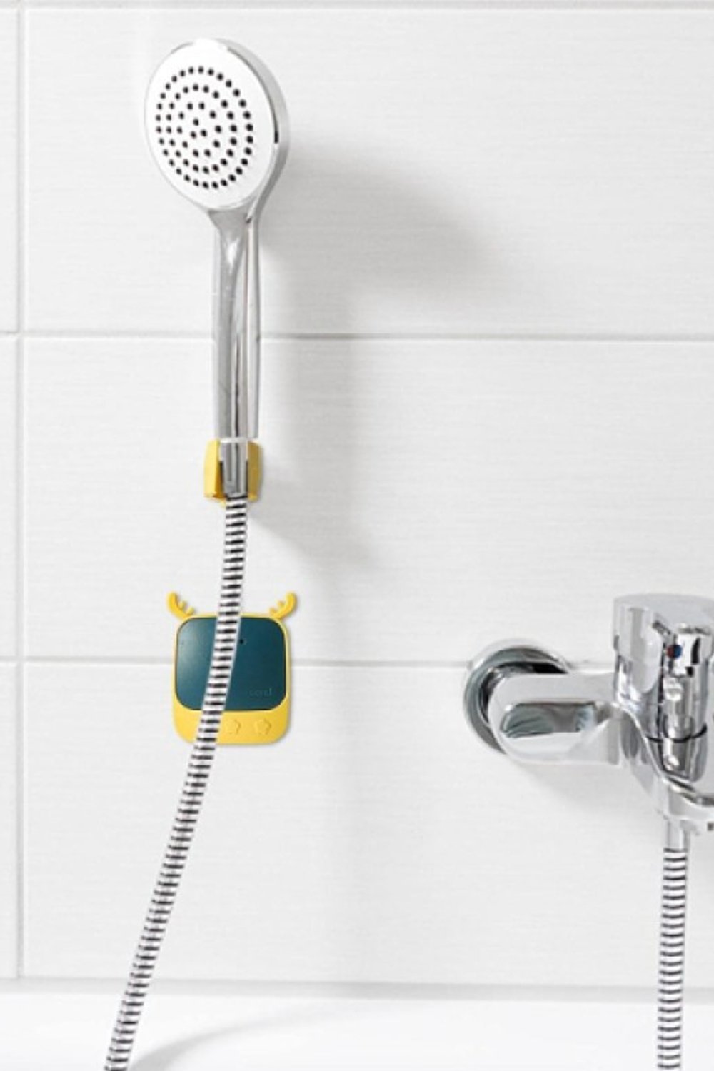 Geyik Figürlü Fön Makinesi Askısı Duvara Monte Edilen Şık Fön Tutucu Dayanıklı Banyo Organizeri