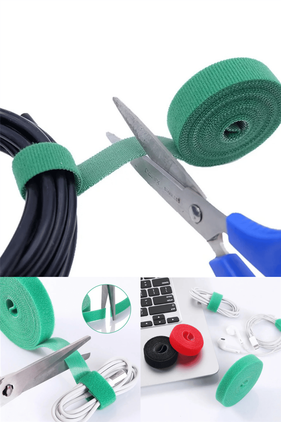 Kablo Toparlayıcı Cırt Bant 1cm*5m