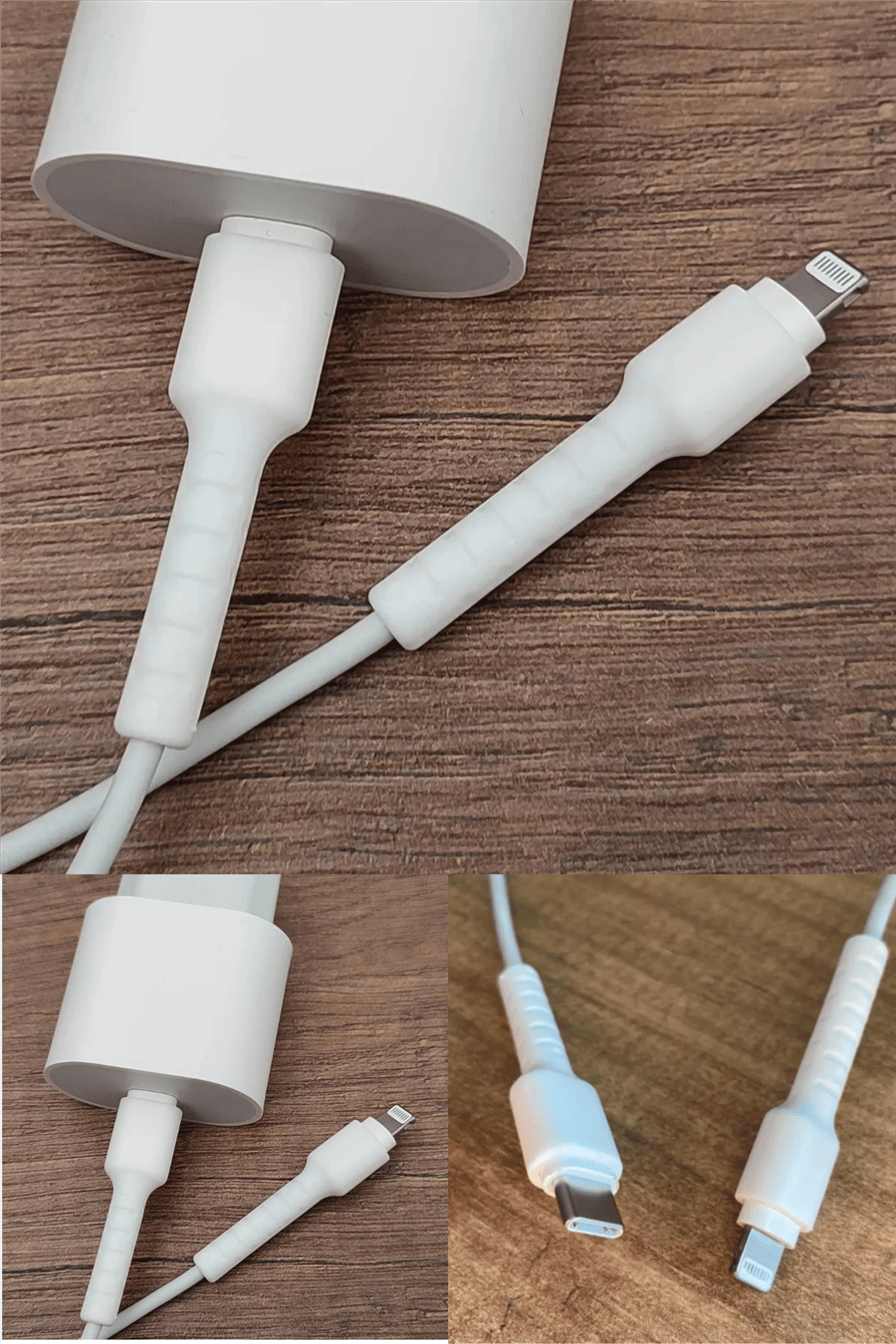 Kablo Ucu Koruyucu İPhone 11-12-13-14 Pro & Promax & Plus Modelleri İle Uyumlu Silikon Koruyucu