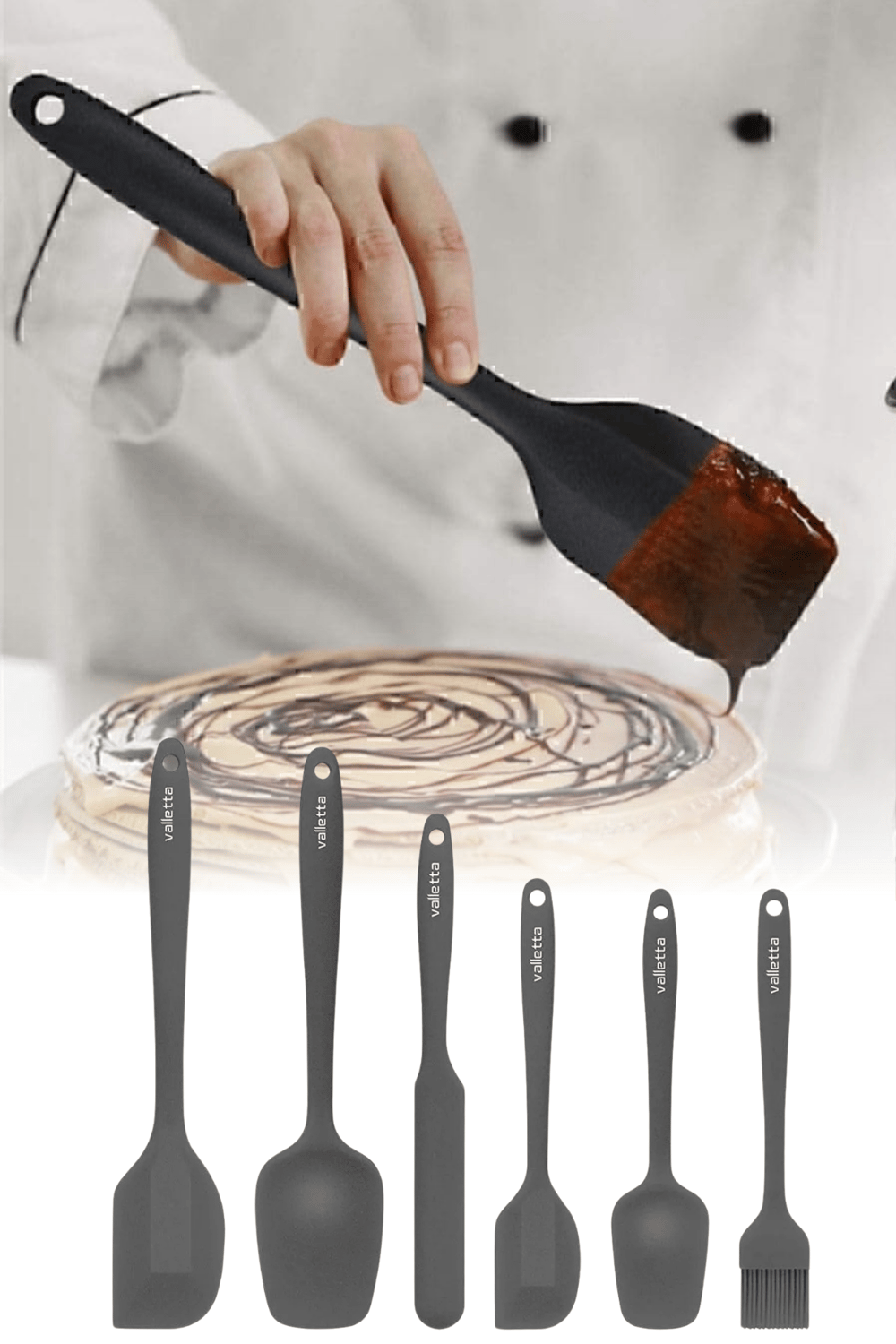 SILIKON SPATULA VE FIRÇA SETI