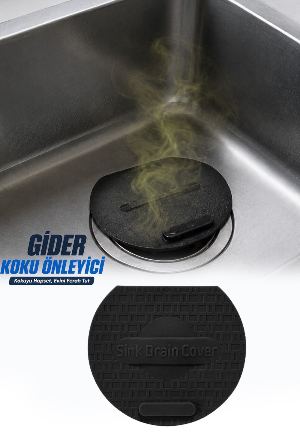 Siyah Evye Kapağı Lavabo Kötü Koku Giderici Önleyici Silikon Mat Sızdırmaz Lavabo Tıkacı Lavabo Tıpası 