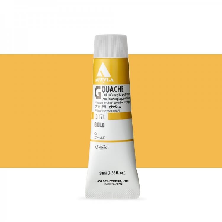 Holbein Akrilik Guaj 20 ml D171 Gold