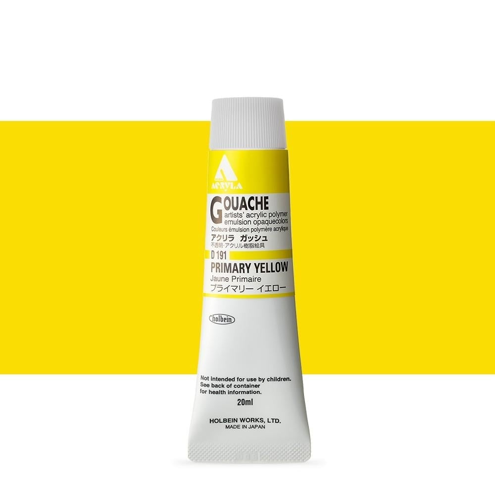 Holbein Akrilik Guaj 20 ml D19 Primary Yellow