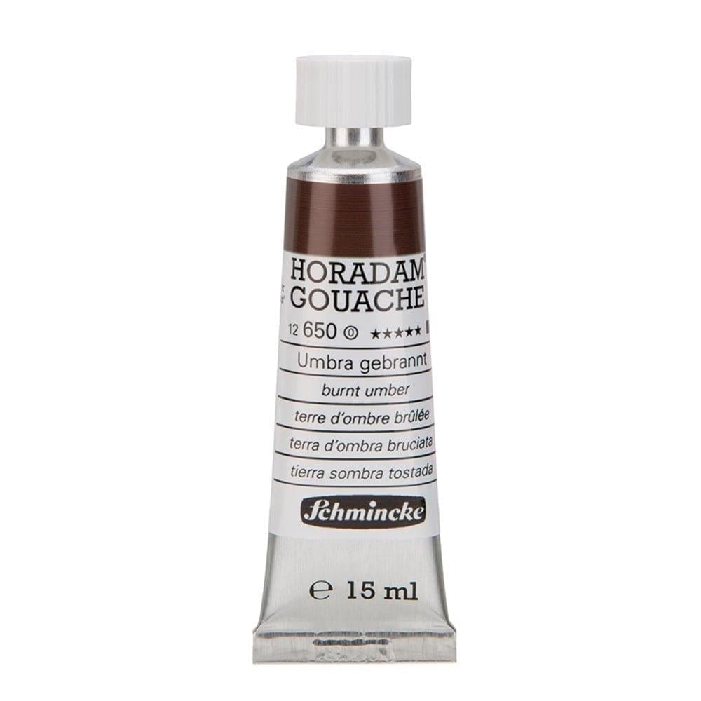 Schmincke Horadam Gouache Artist Guaj Boya 15 ml 650 Burnt Umber 