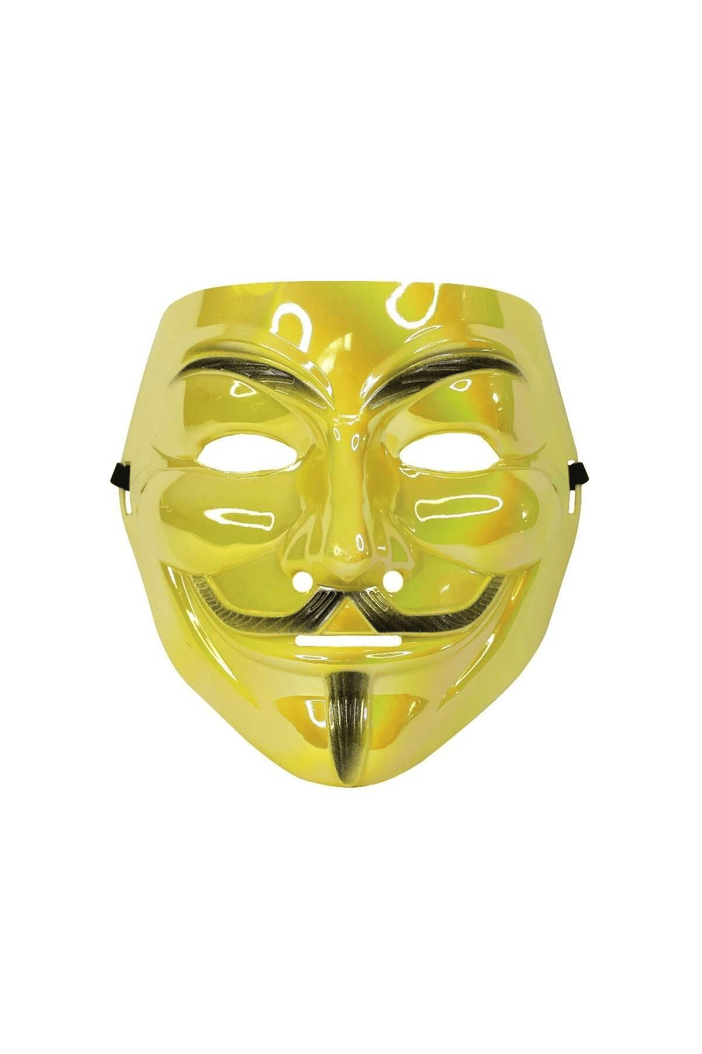 Halloween Parlak Sarı Vendetta Maske