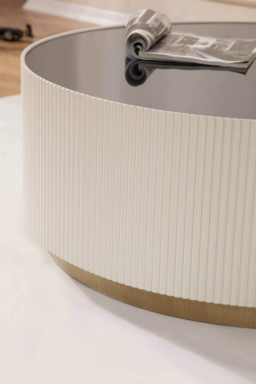 Riva Beyaz Orta Sehpa