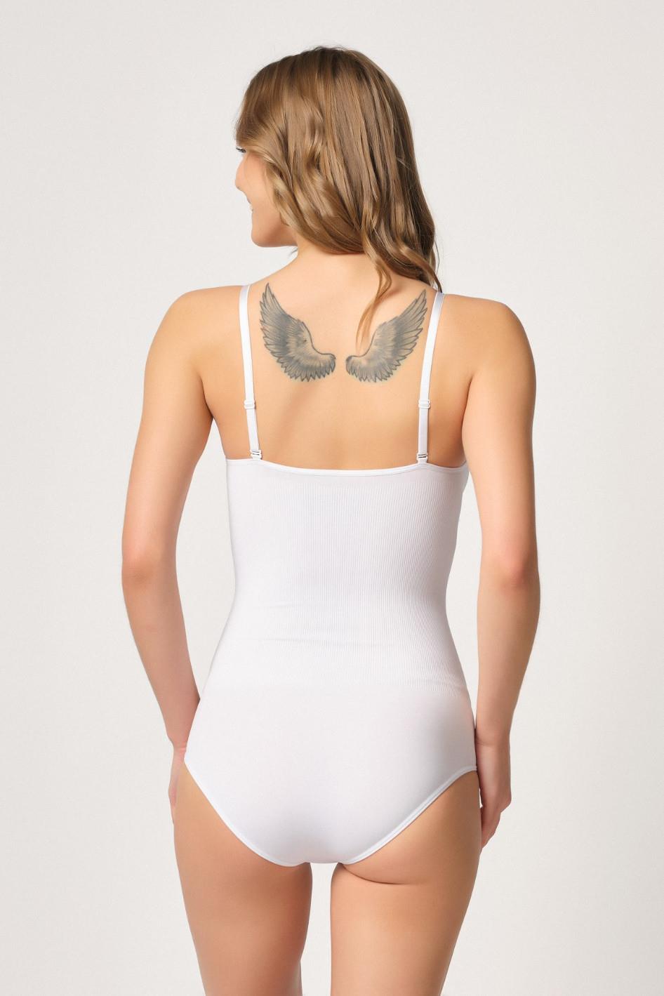 BEYAZ MI Emay 1925 Soft Pedli Çıtçıtlı Body