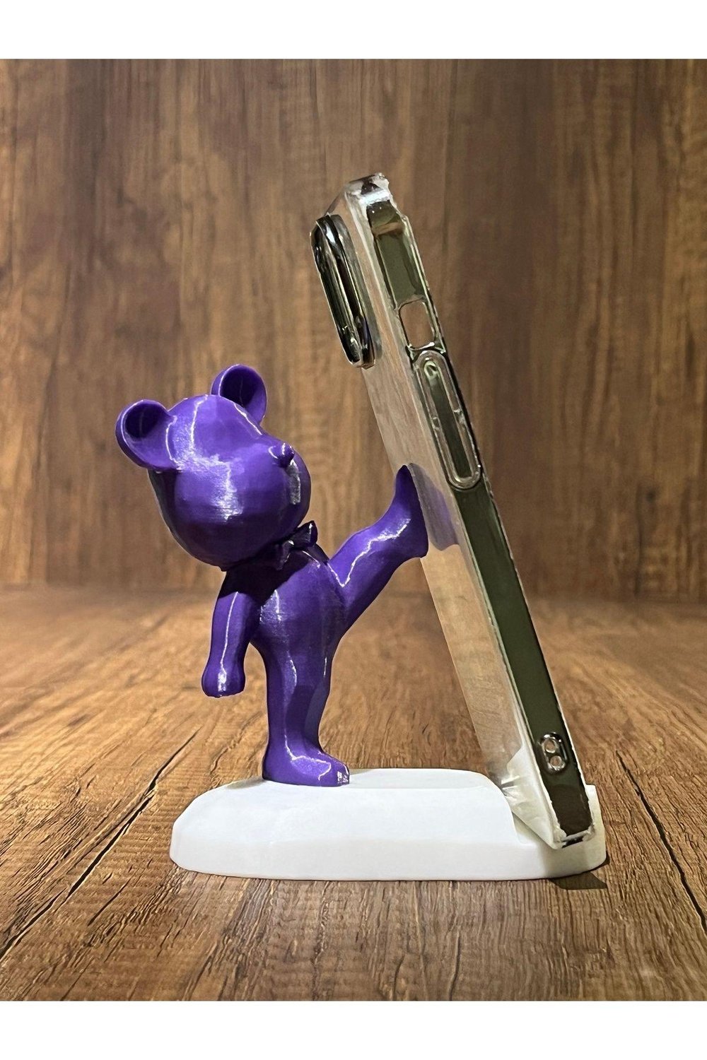Tekme Atan Ayıcık Telefon Standı