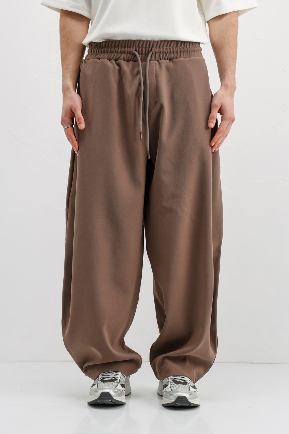 Balloon Fit Pantolon Vizon