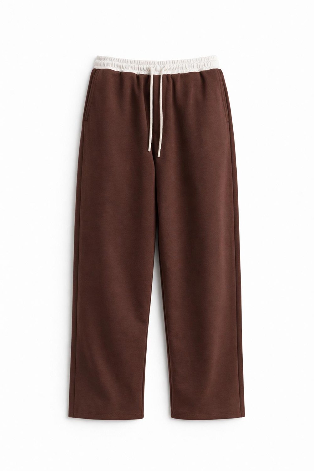 Baggy Fit Eşofman Alt Kahve