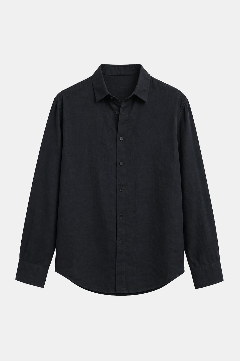 Modal Kumaş Oversize Gömlek Siyah