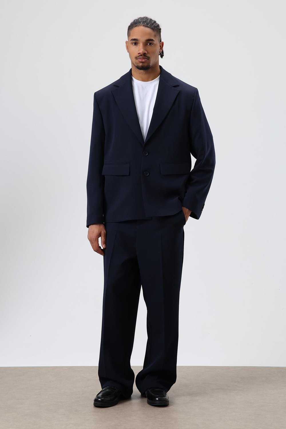 Oversize  Takım Elbise Lacivert