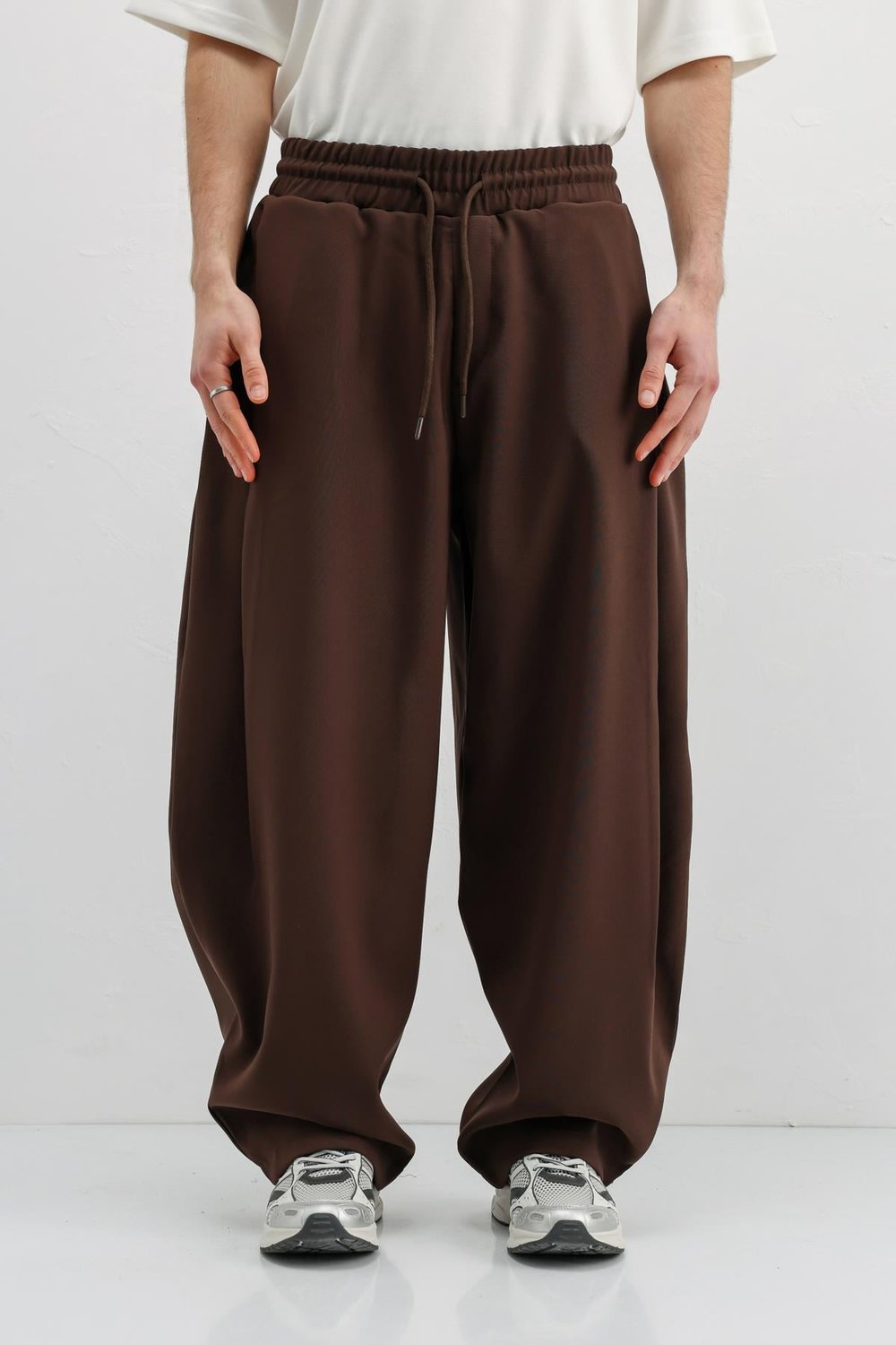 Balloon Fit Pantolon Kahve