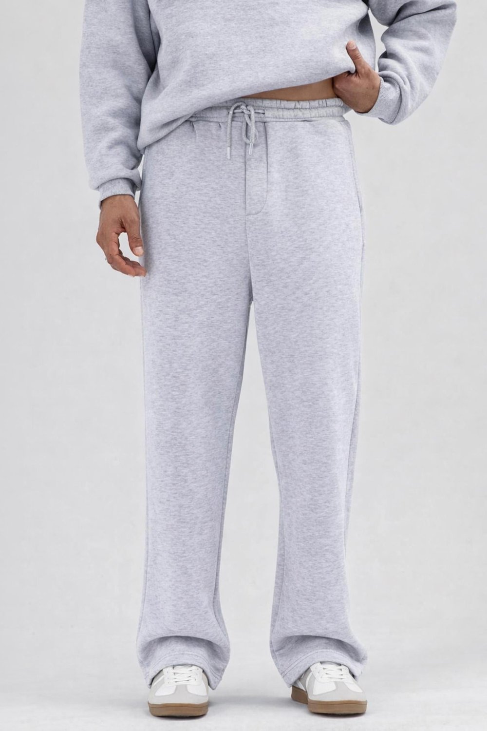 Basic Baggy Eşofman Alt Gri