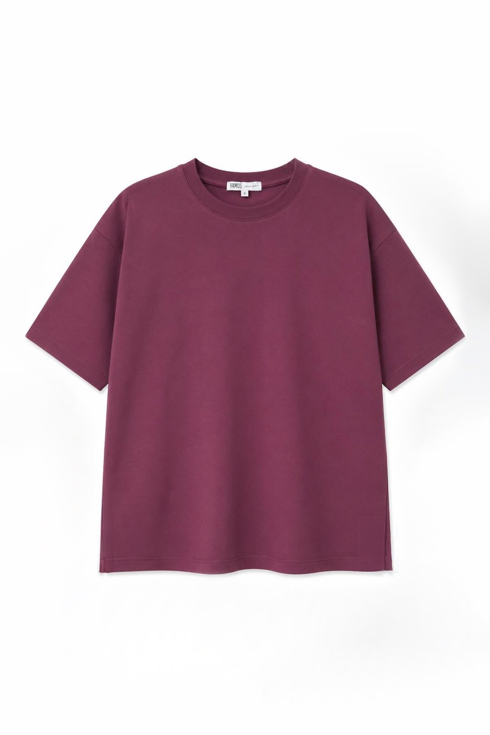 Basic Regular Fit Tişört VİŞNE