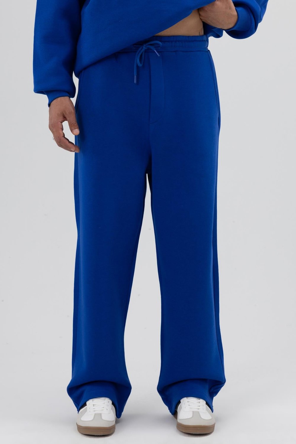 Basic Baggy Eşofman Alt Saks