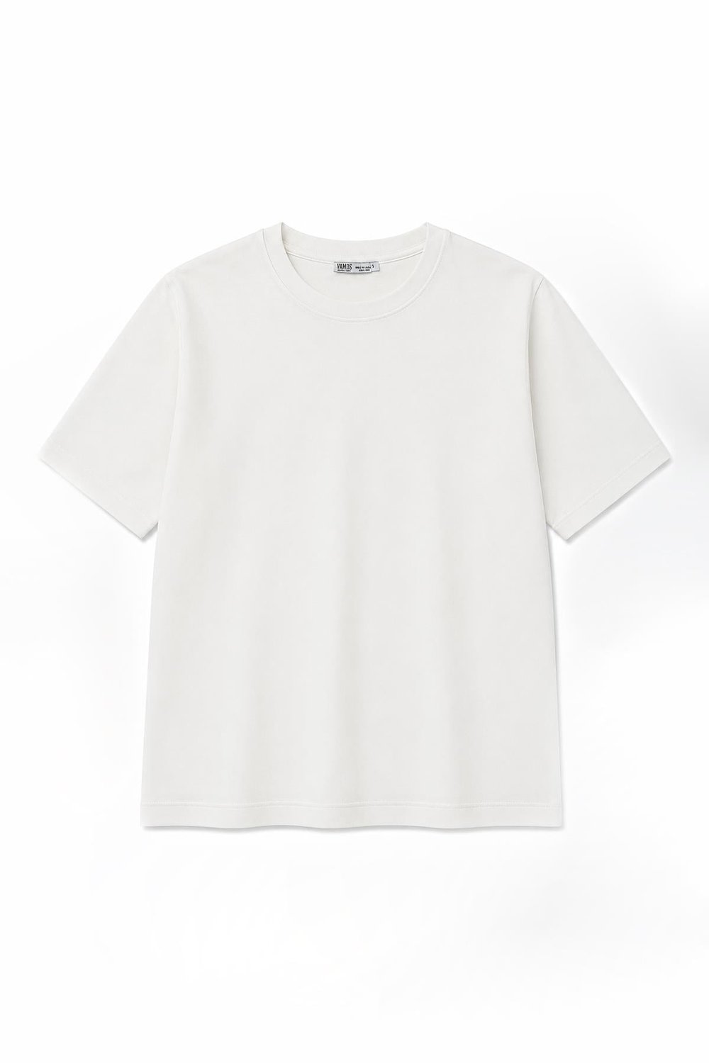 Basic Regular Fit Tişört Ekru