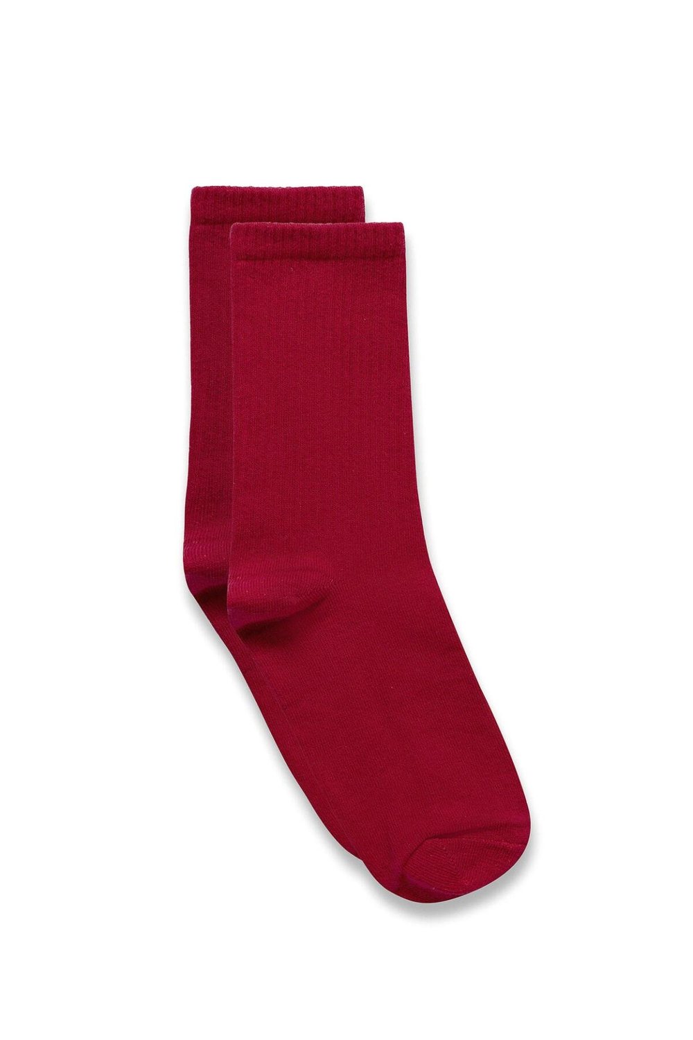 Uzun Basıc Çorap Kırmızı