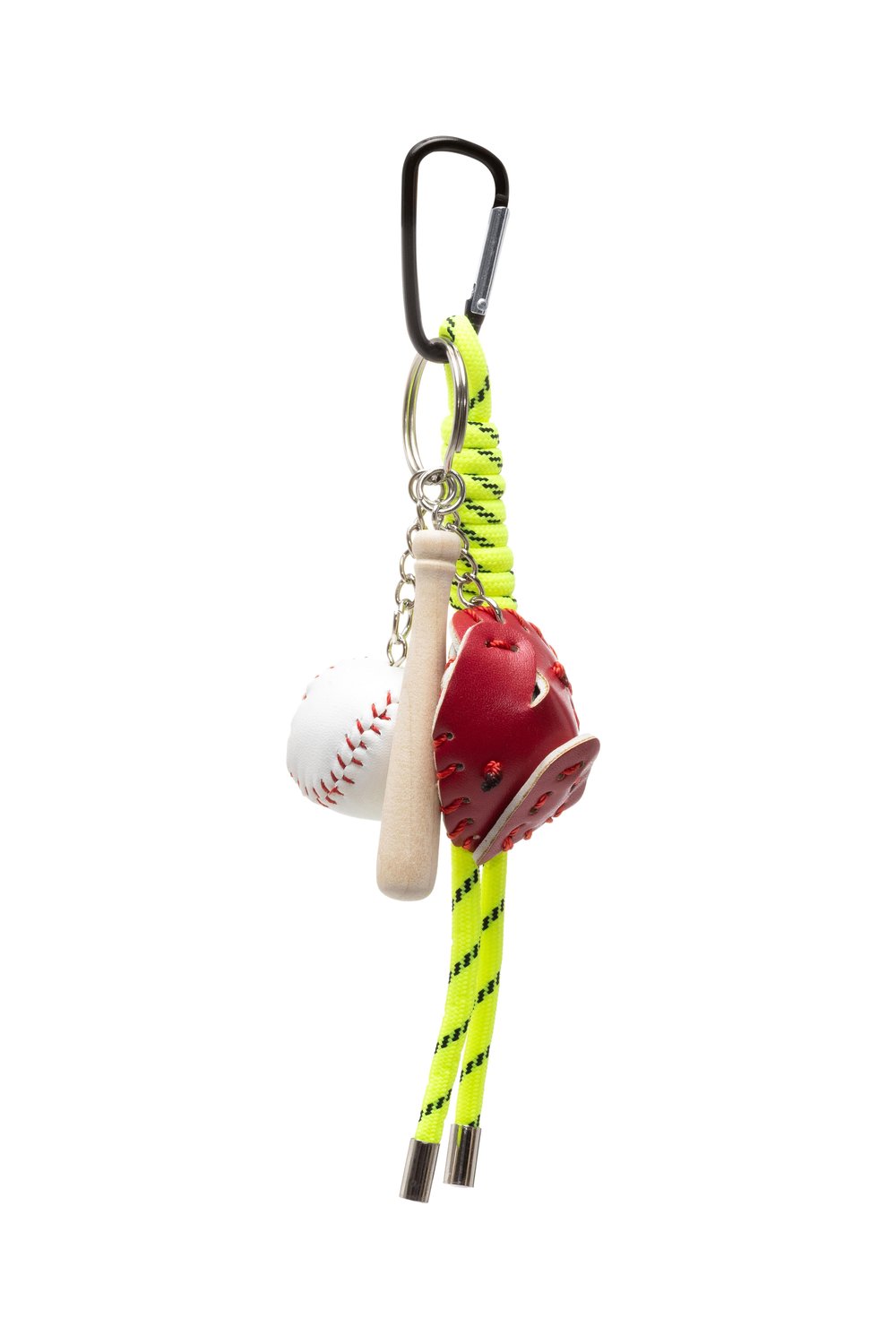 Çanta Charm Baseball Neon Sarı