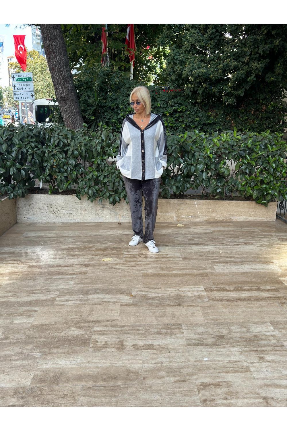 Kadife Eşofman Pantolon