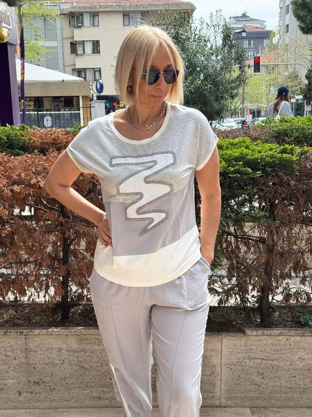 Taşlı Tshirt