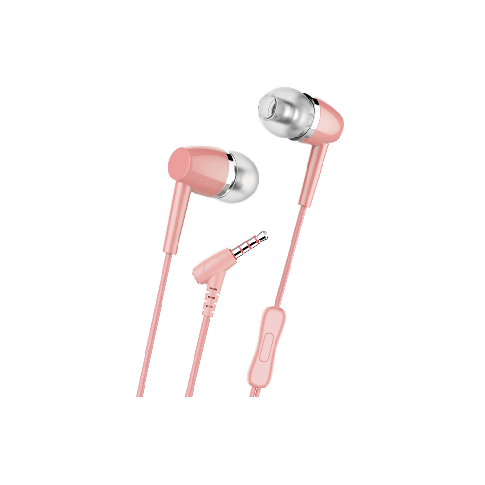  Phixi Basic HS606P Mikrofonlu Kulakiçi Kulaklık Pembe