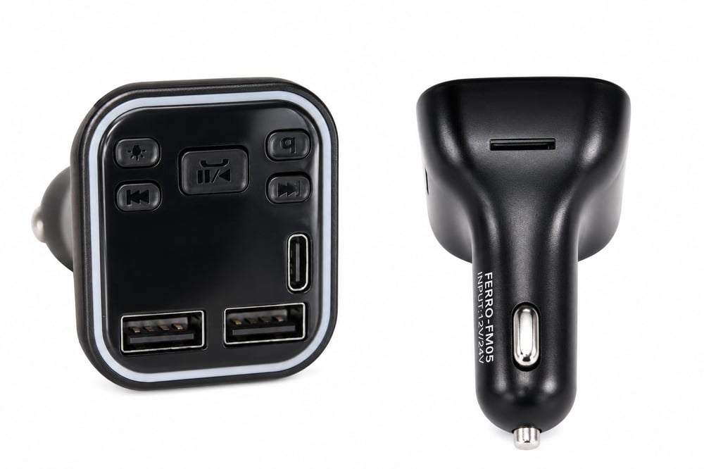 18W Bluetooth FM Modülatör | Qualcomm 3.0 Hızlı Şarj Destekli (fm05)