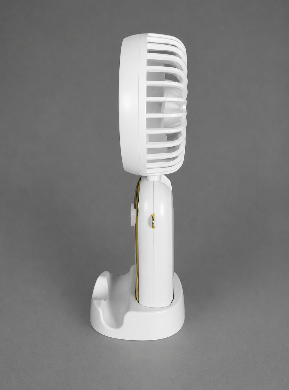 5 Kademeli Taşınabilir Mini Fan – Şarjlı, Sessiz USB Fan | Güçlü Hava Akışı, Uzun Kullanım Süresi (BEYAZ)