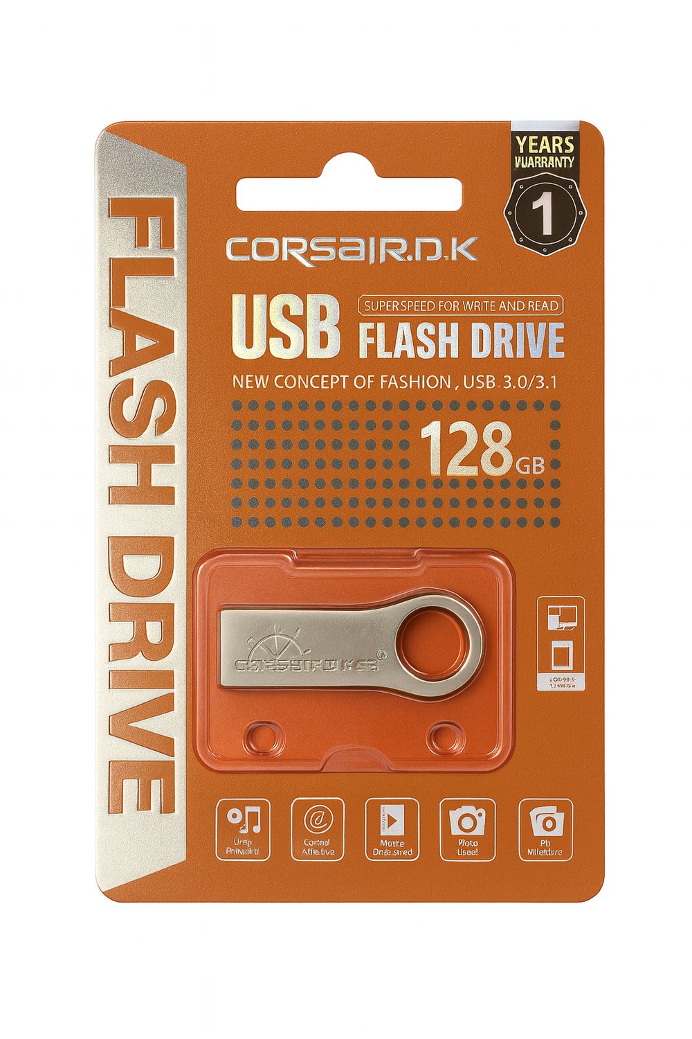 CORSAIR.D.K  128 GB FLASH BELLEK
