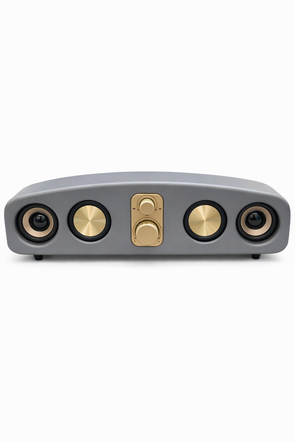 E-3403 10W Bluetooth Hoparlör | USB TF Kart AUX Destekli | Type-C Şarjlı Taşınabilir Speaker Gri
