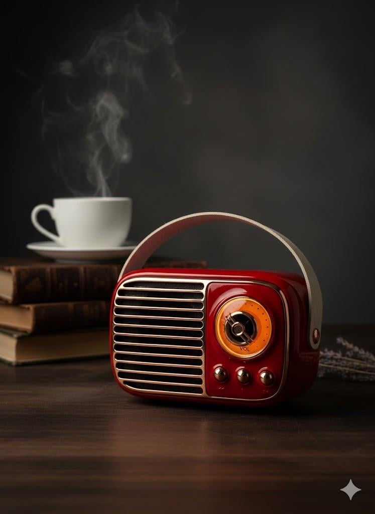 GTS-1959 Retro Bluetooth Hoparlör – Askılı Tasarım, USB & TF Kart Destekli, Taşınabilir Mini Ses Sistemi Kırmızı
