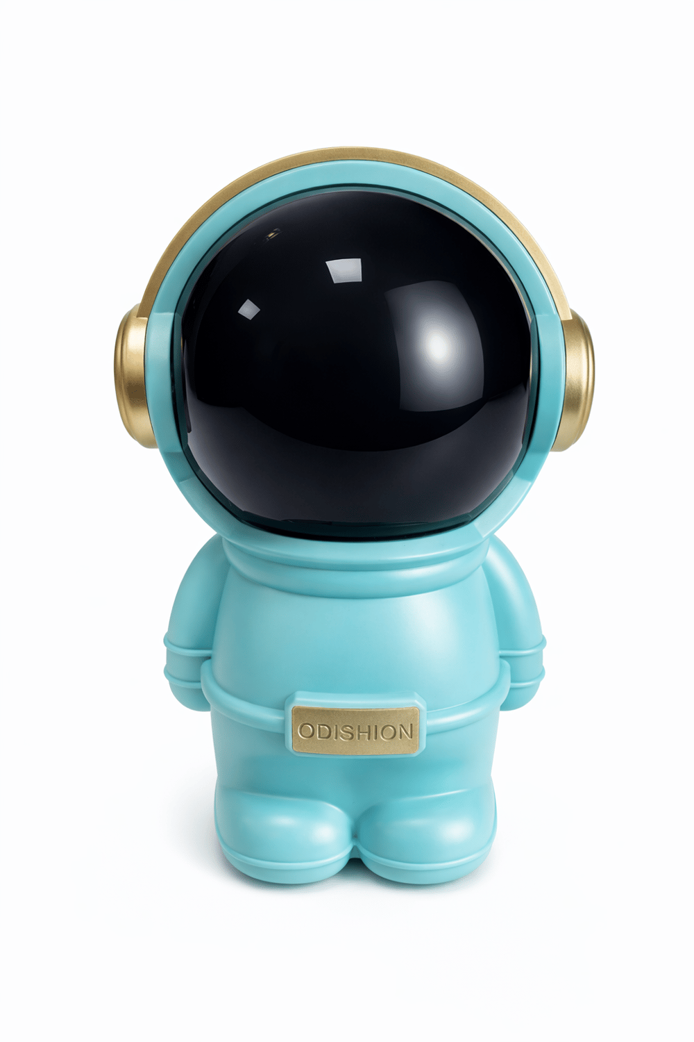 LN-808 Astronot Figürlü RGB Işıklı Bluetooth Hoparlör USB & TF Kart Destekli Mavi