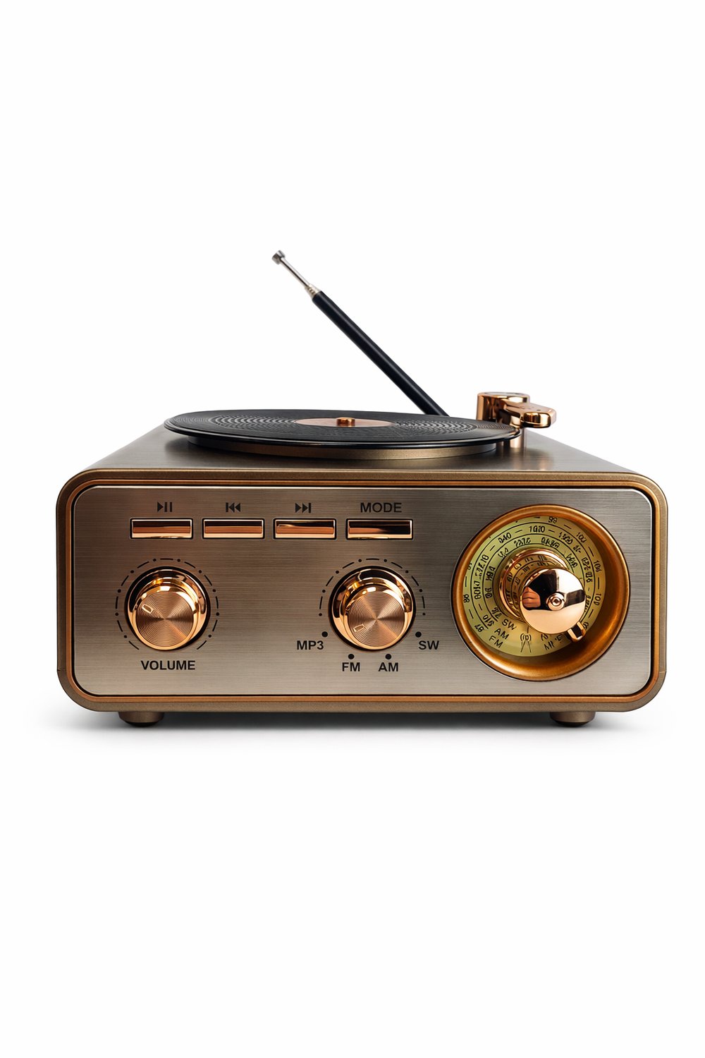 MD-1217BT Nostaljik Radyo Görünümlü Bluetooth,Hafıza Kartı,Usb Bellek,Aux Ve Radyo Destekli Hoparlör