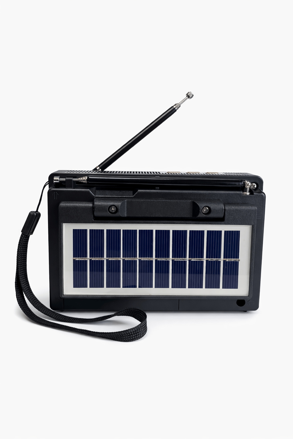 MD-979S Nostaljik Radyo Görünümlü Güneş Enerjili Bluetooth,Hafıza Kartı,Usb Bellek,Aux Ve Radyo Destekli Hoparlör Siyah