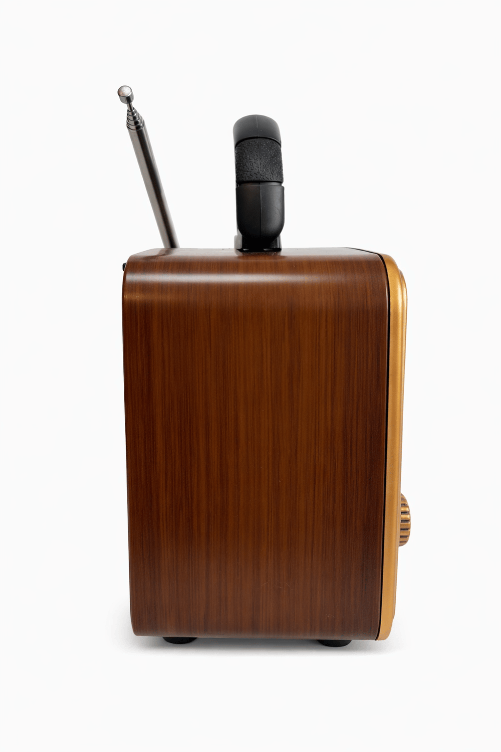 NS-8110BT Nostaljik Radyo Görünümlü Bluetooth,Hafıza Kartı,Usb Bellek,Aux Ve Radyo Destekli Hoparlör Altın