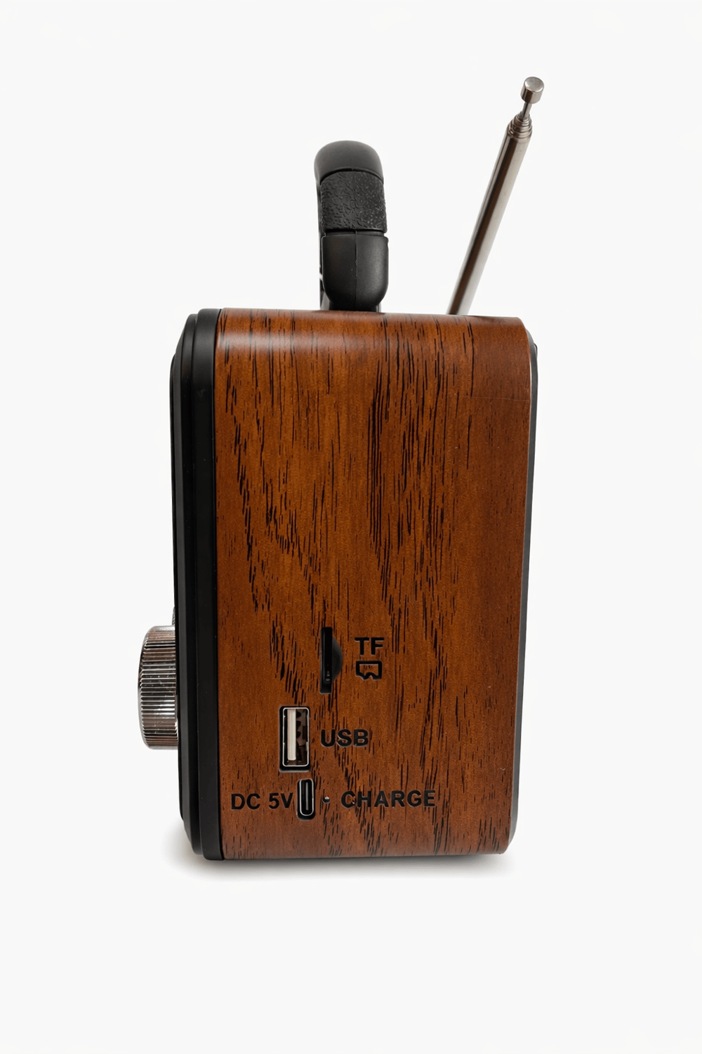 NS-8897BT Nostaljik Radyo Görünümlü Bluetooth,Hafıza Kartı,Usb Bellek,Aux Ve Radyo Destekli Hoparlör Metal Gri