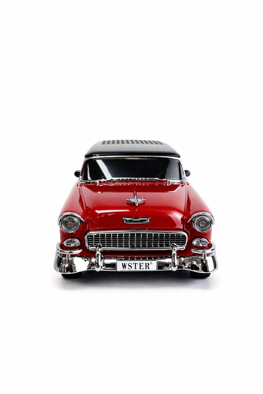 WS-1955 Nostaljik Araba Görünümlü Bluetooth,Hafıza Kartı,Usb Bellek,Aux Ve Radyo Destekli Hoparlör Kırmızı
