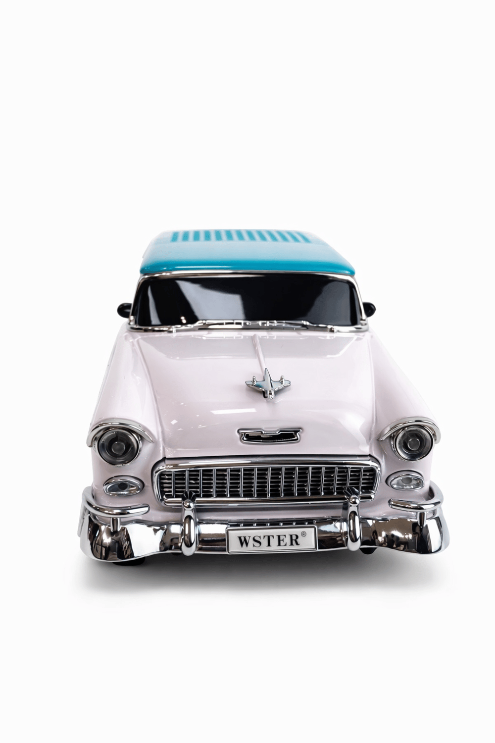 WS-1955 Nostaljik Araba Görünümlü Bluetooth,Hafıza Kartı,Usb Bellek,Aux Ve Radyo Destekli Hoparlör Beyaz