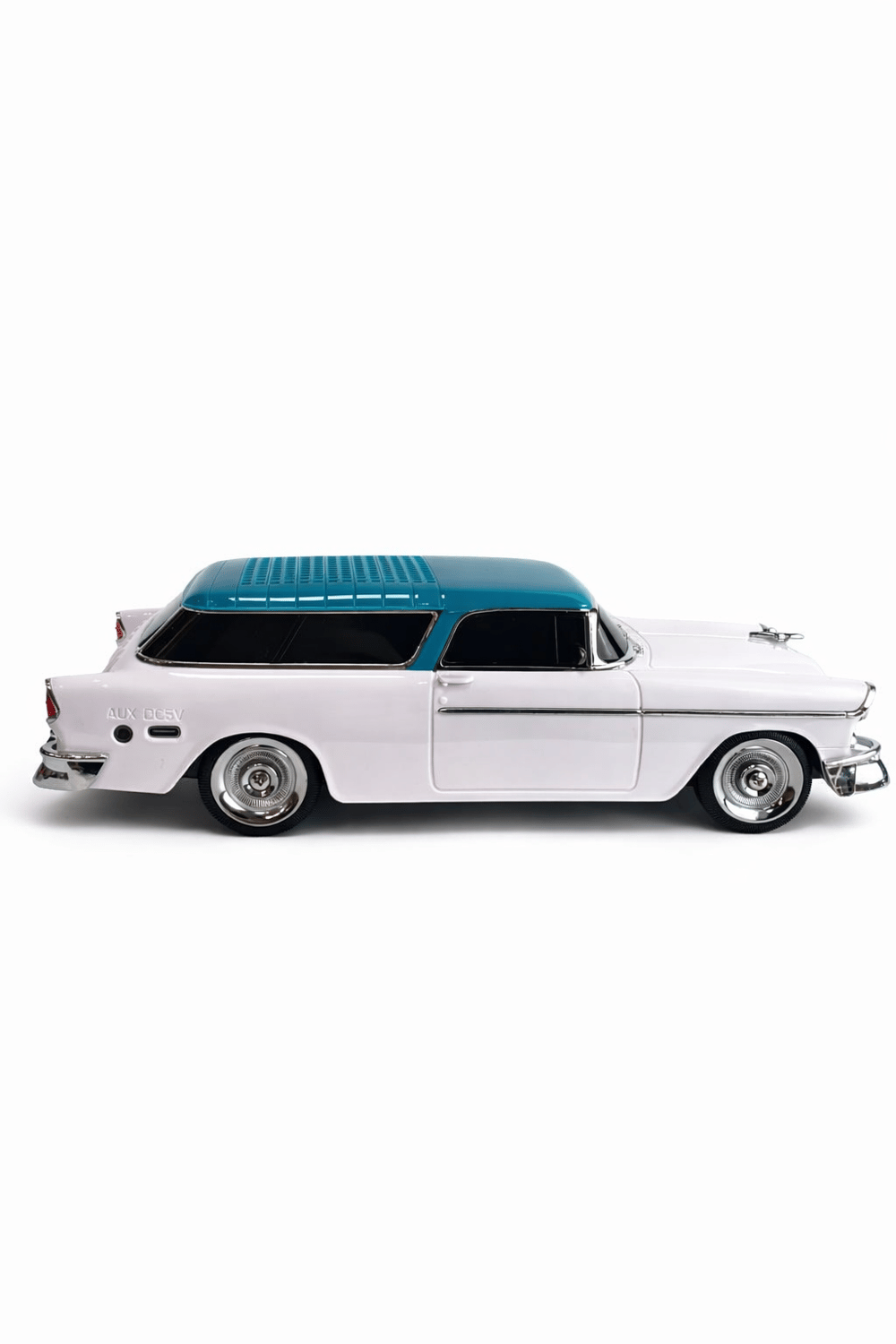 WS-1955 Nostaljik Araba Görünümlü Bluetooth,Hafıza Kartı,Usb Bellek,Aux Ve Radyo Destekli Hoparlör Beyaz