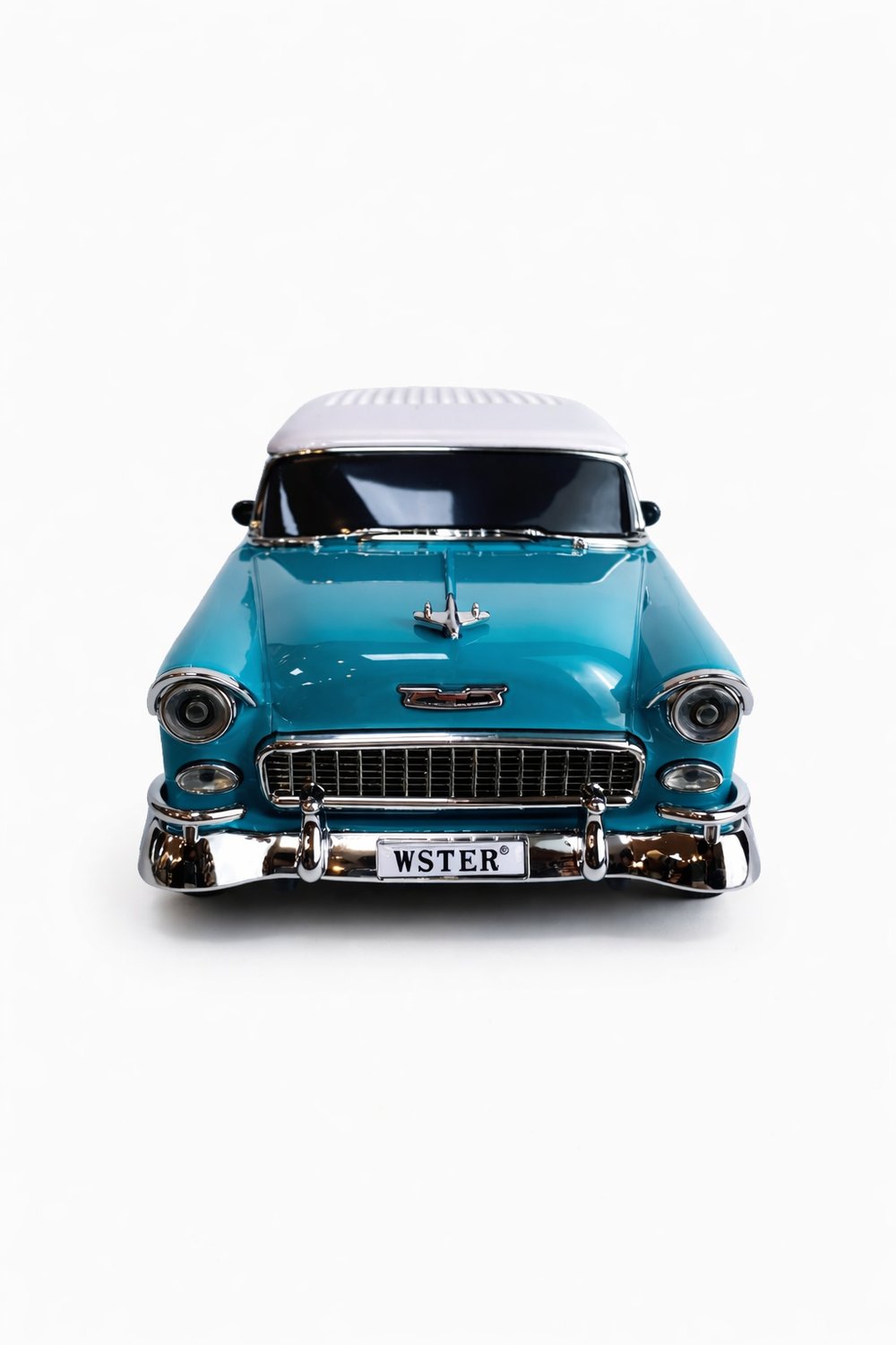 WS-1955 Nostaljik Araba Görünümlü Bluetooth,Hafıza Kartı,Usb Bellek,Aux Ve Radyo Destekli Hoparlör Mavi