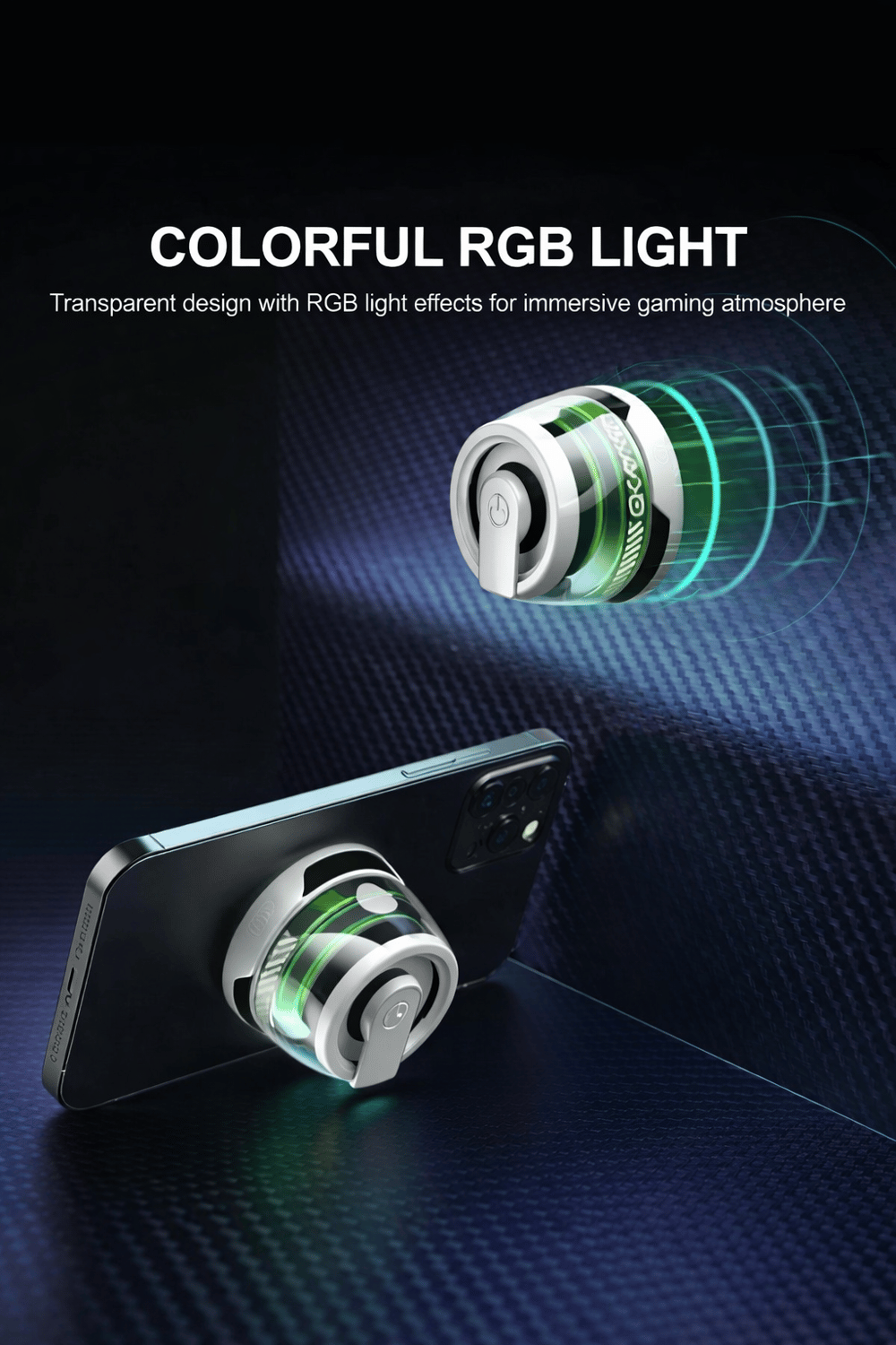 G200 Cepini Mıknatıslı Bluetooth Speaker  iPhone android Telefon standı  5W Mini RGB Beyaz